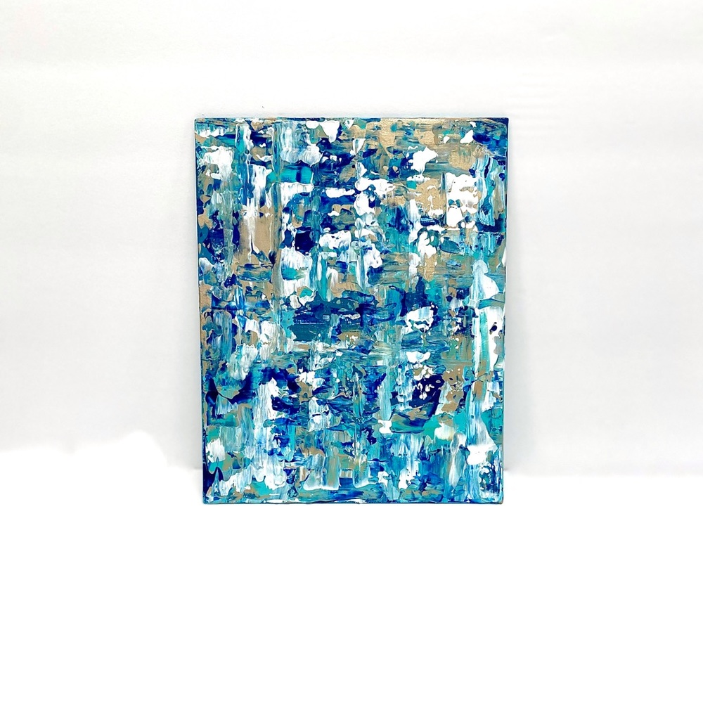ORIGINAL Textured Abstract Acrylic Art on 8” x 10” Canvas Panel Not Framed - Picture 7 of 14